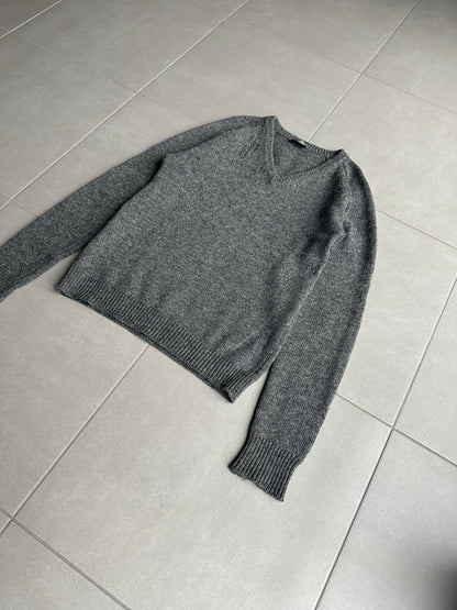 Dior Homme AW05 "in the morning" beaded wool sweater he