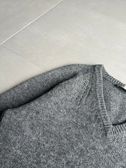 Dior Homme AW05 "in the morning" beaded wool sweater he