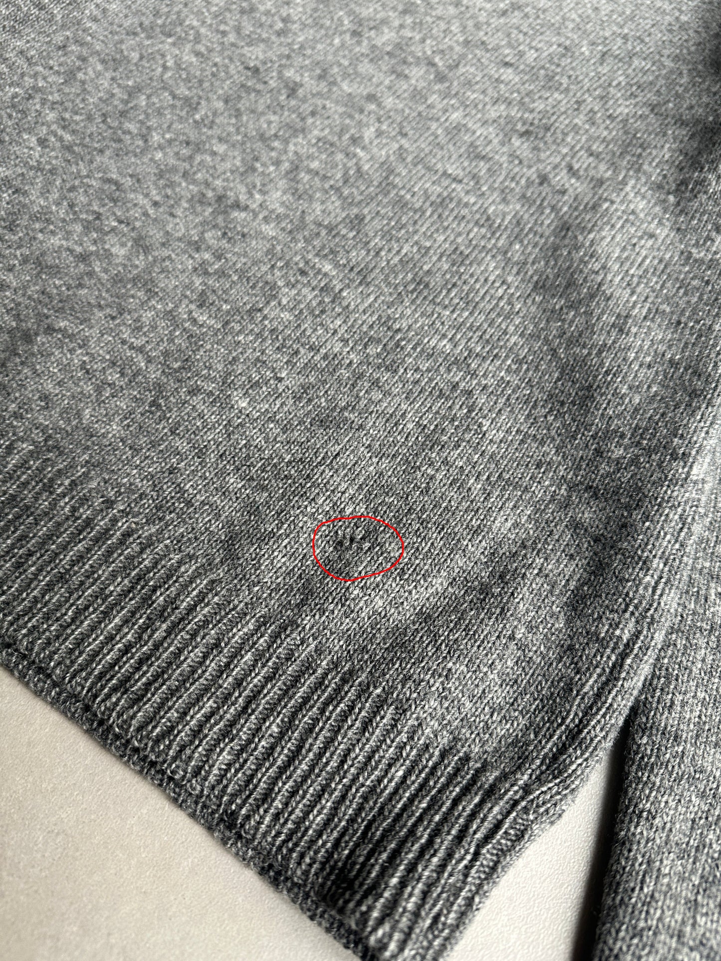 Dior Homme AW05 "in the morning" beaded wool sweater he