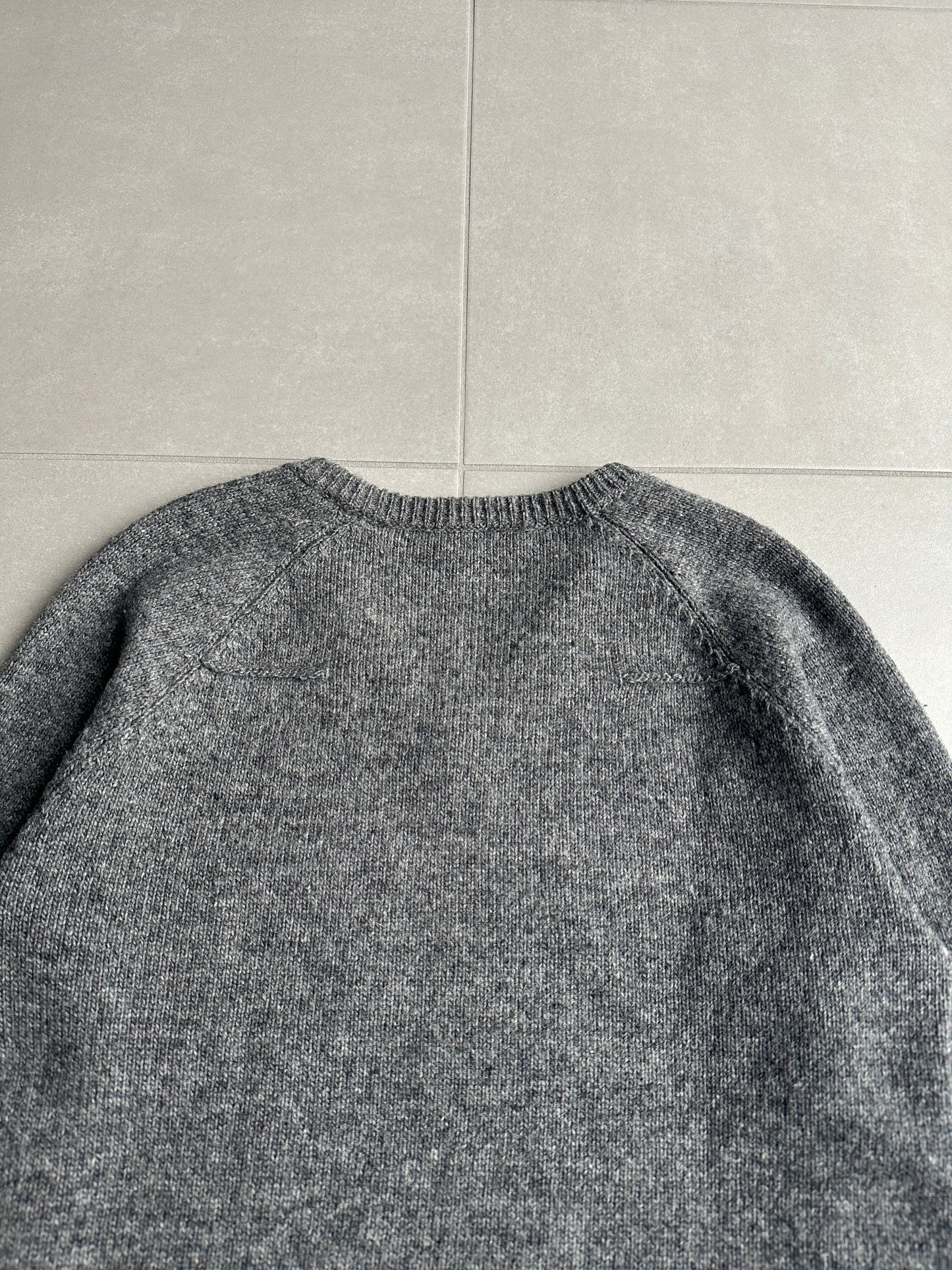 Dior Homme AW05 "in the morning" beaded wool sweater he