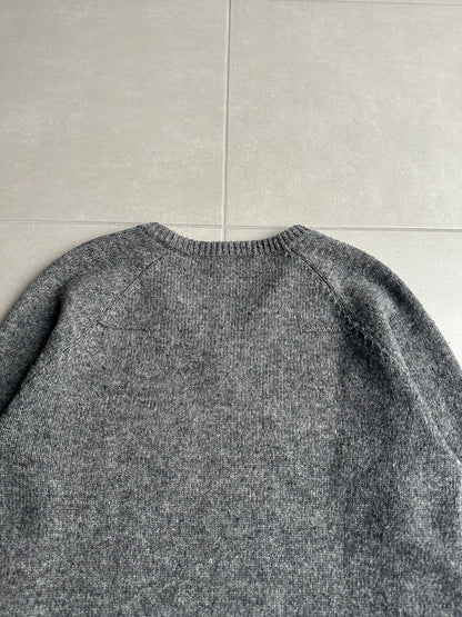 Dior Homme AW05 "in the morning" beaded wool sweater he