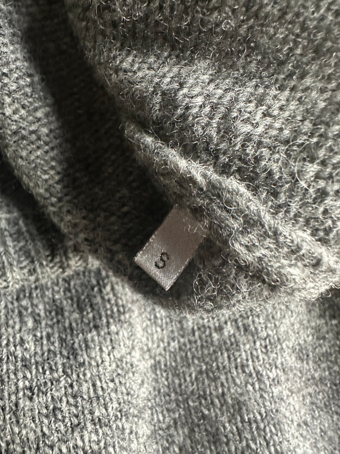 Dior Homme AW05 "in the morning" beaded wool sweater he