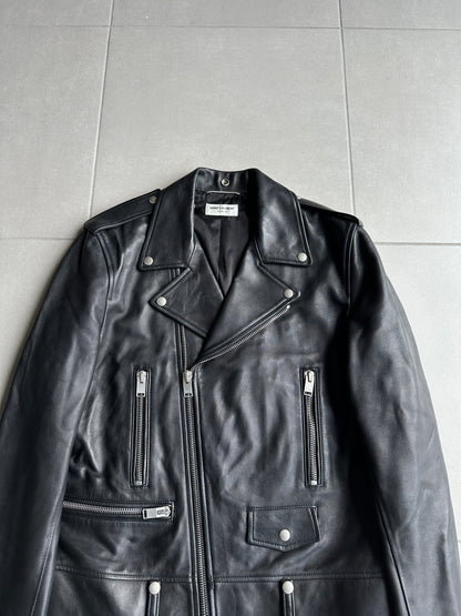 Saint Laurent Paris SS14 Lambskin L01 biker jacket