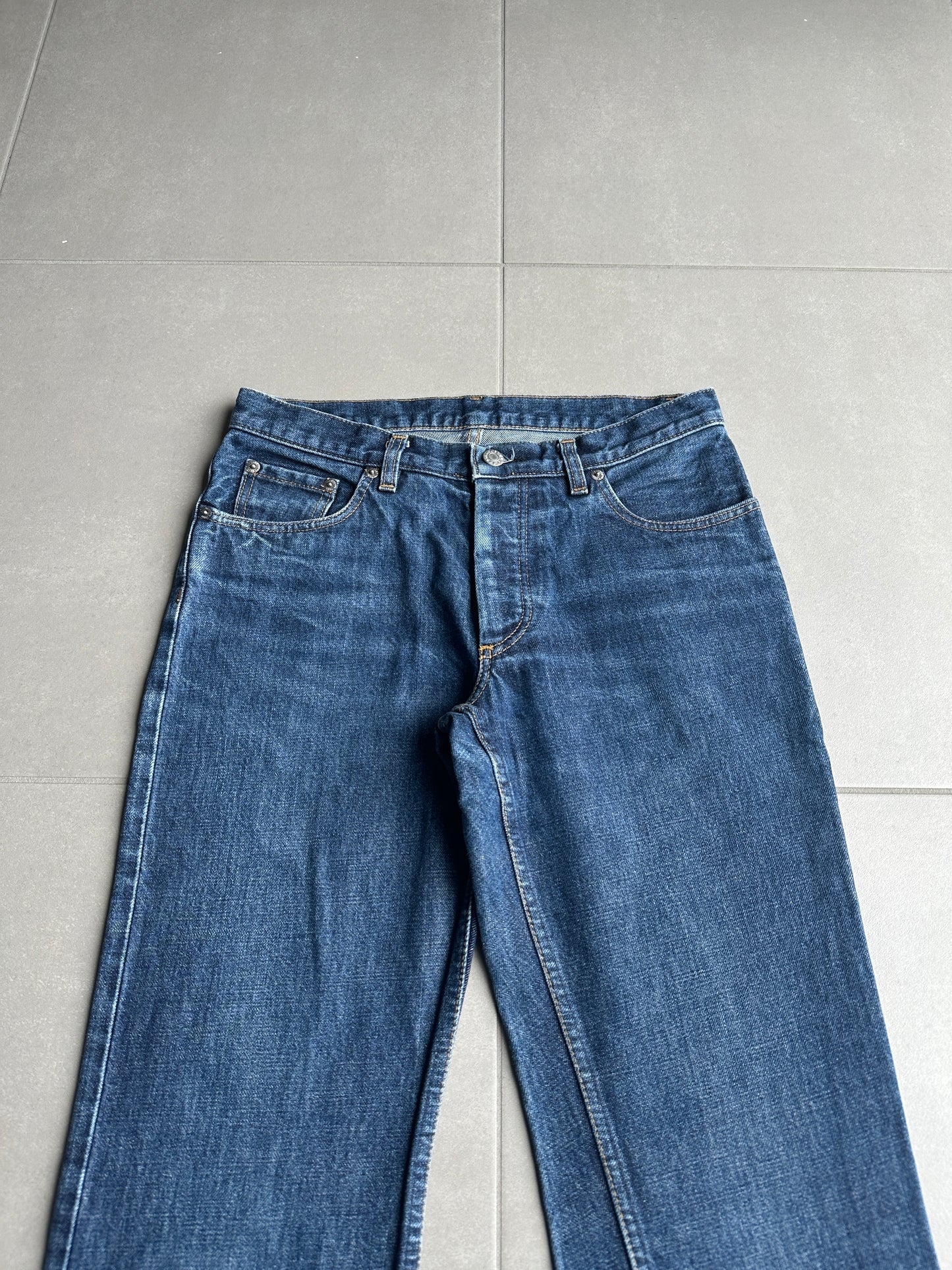 Helmut lang SS1998 raw vintage bootcut jeans