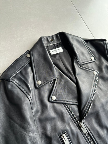 Saint Laurent Paris SS14 Lambskin L01 biker jacket