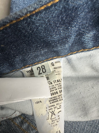 Helmut lang SS1998 raw vintage bootcut jeans