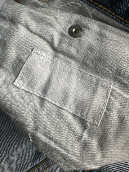 Helmut lang SS1998 raw vintage bootcut jeans