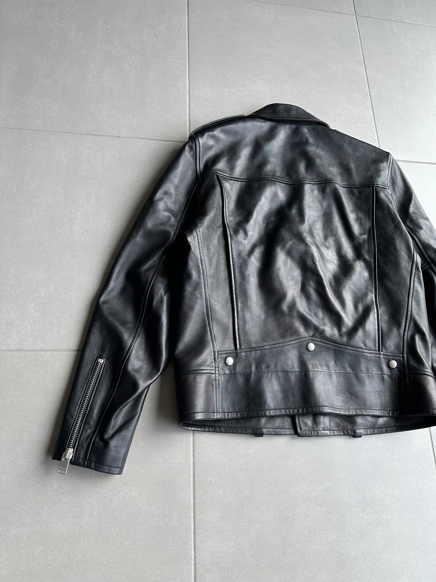Saint Laurent Paris SS14 Lambskin L01 biker jacket