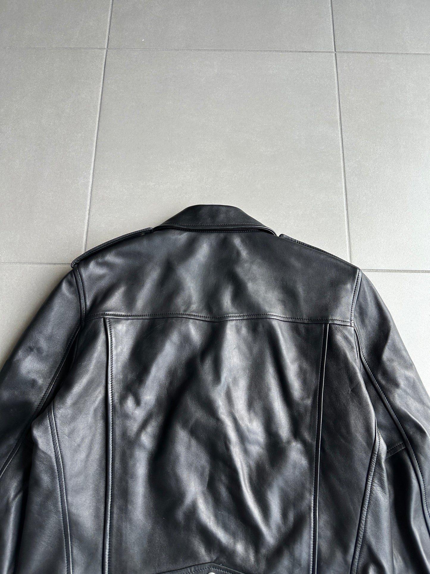 Saint Laurent Paris SS14 Lambskin L01 biker jacket
