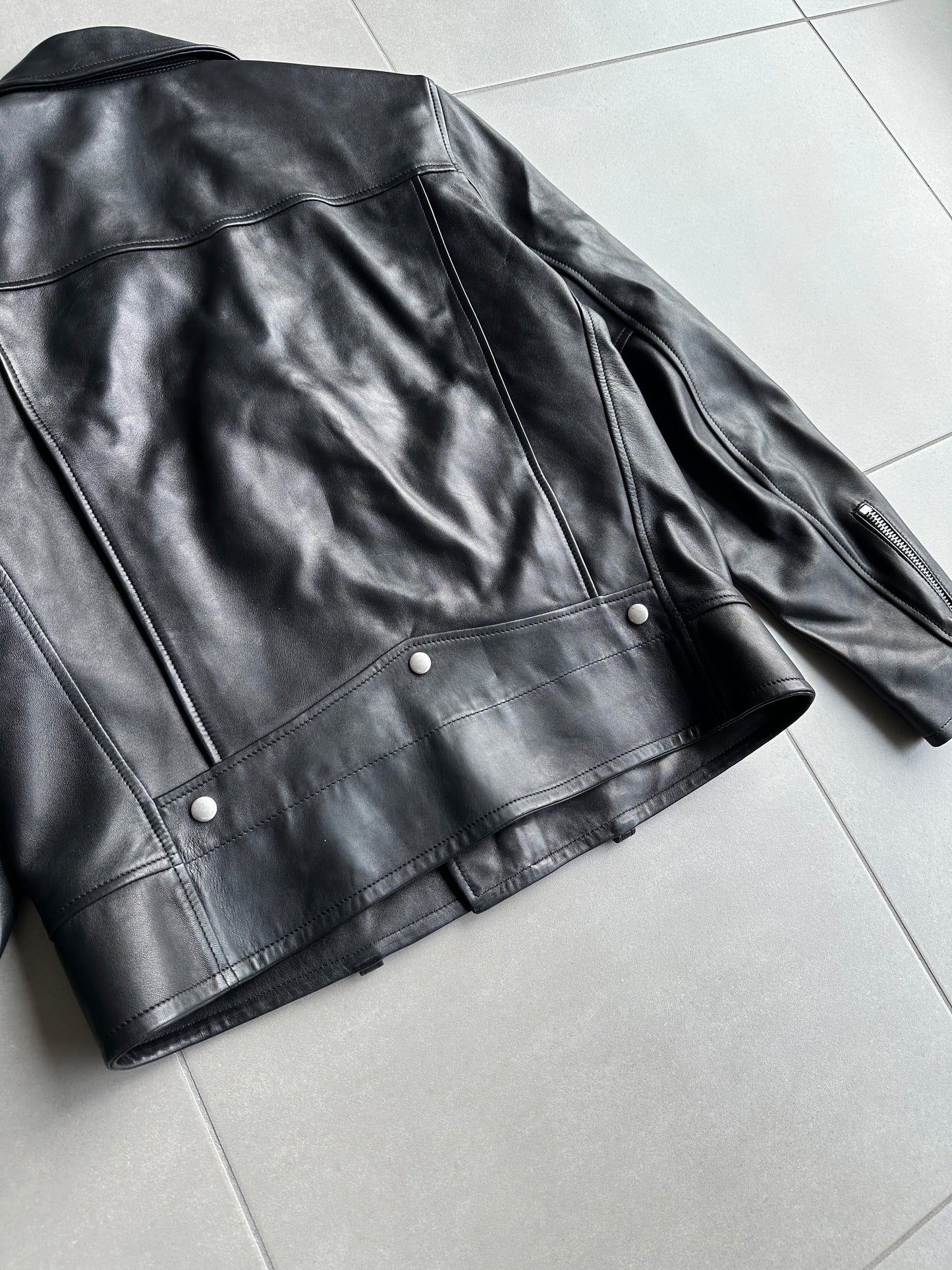 Saint Laurent Paris SS14 Lambskin L01 biker jacket