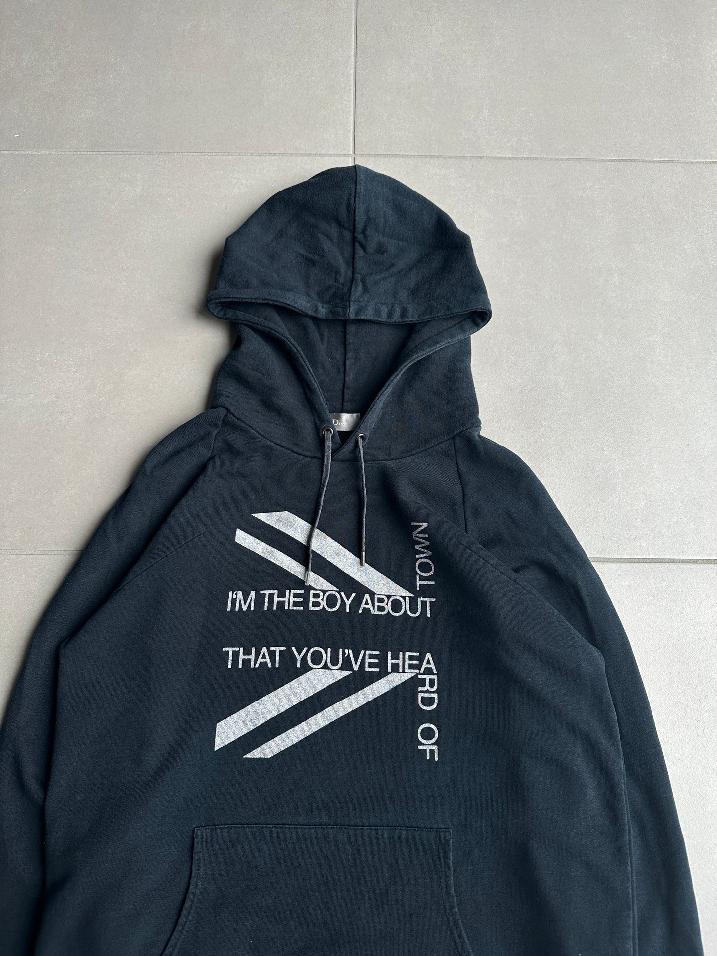 Dior Homme SS06 I’m The Boy About Town union jack hoodie