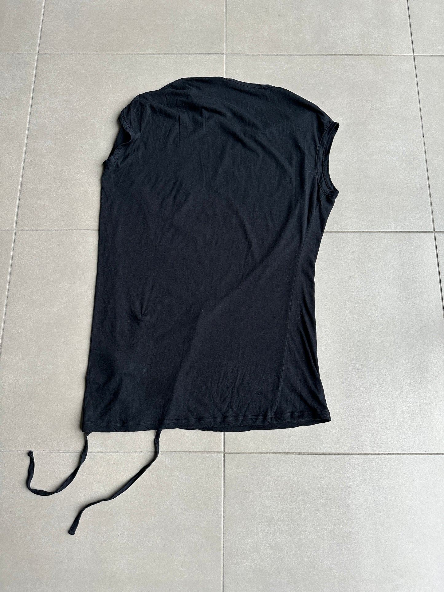 Ann Demeulemeester SS2010 bird print sleeveless shirt