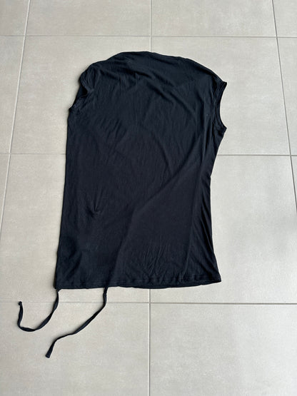 Ann Demeulemeester SS2010 bird print sleeveless shirt