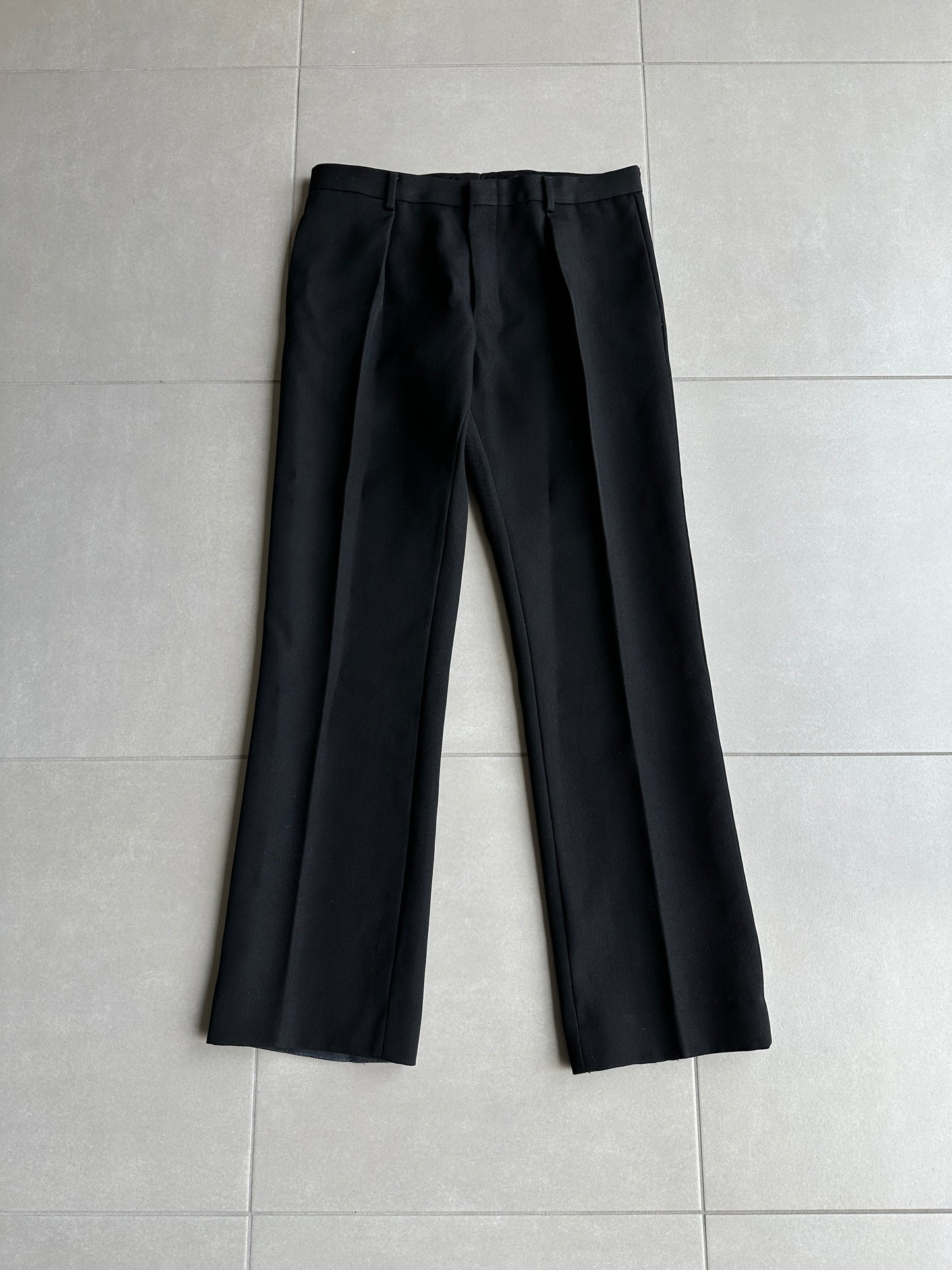 Dior homme AW02 “Reflexion” Straight leg Wool trousers
