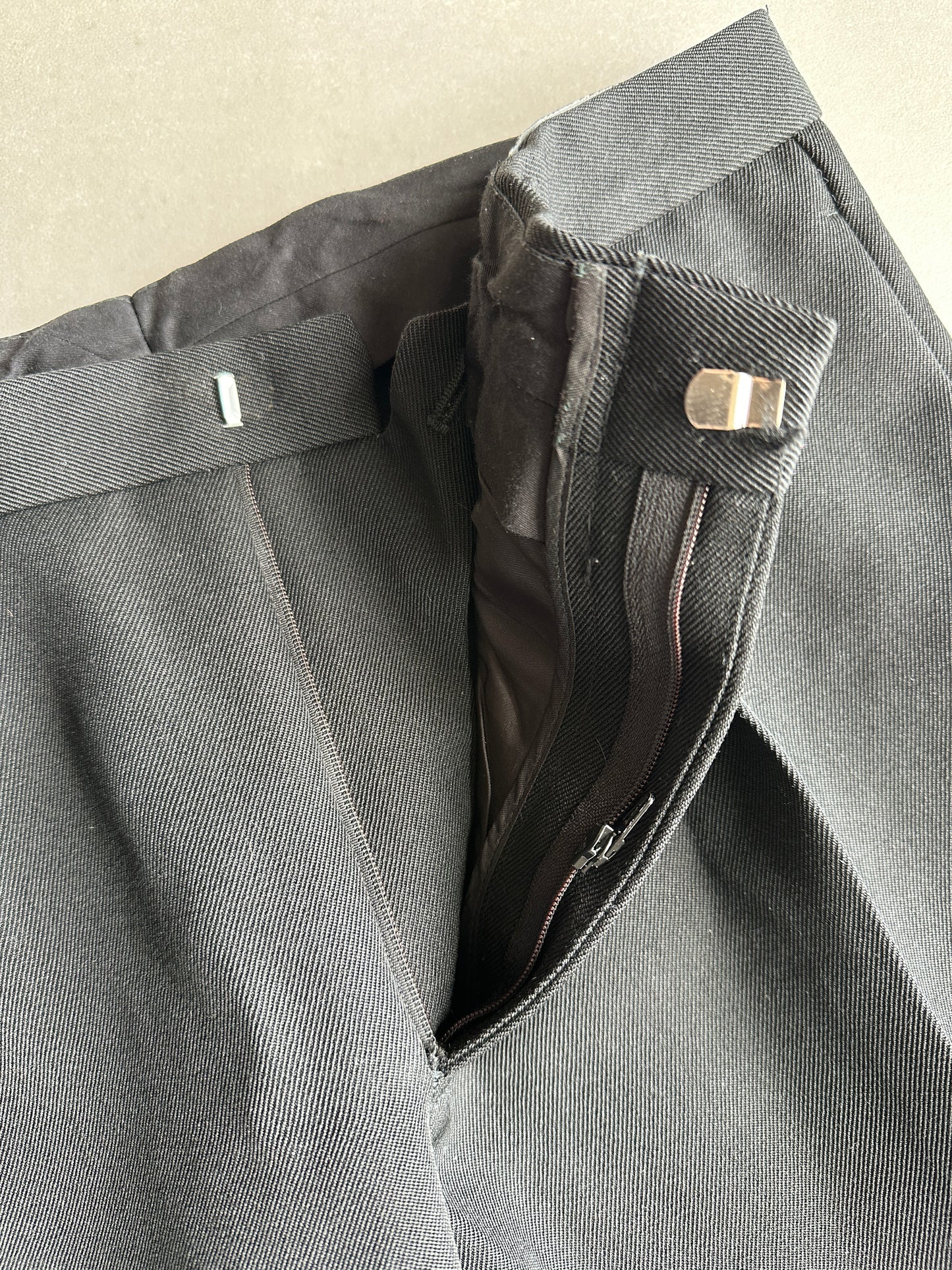 Dior homme AW02 “Reflexion” Straight leg Wool trousers