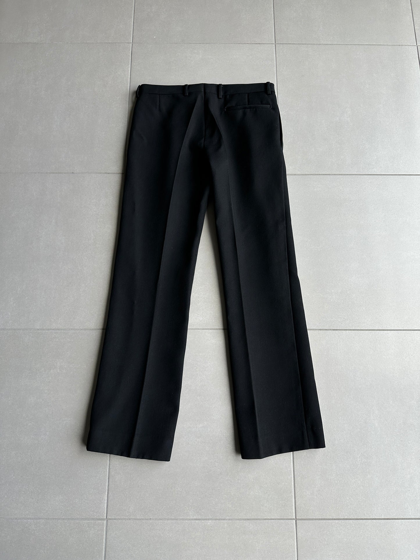 Dior homme AW02 “Reflexion” Straight leg Wool trousers