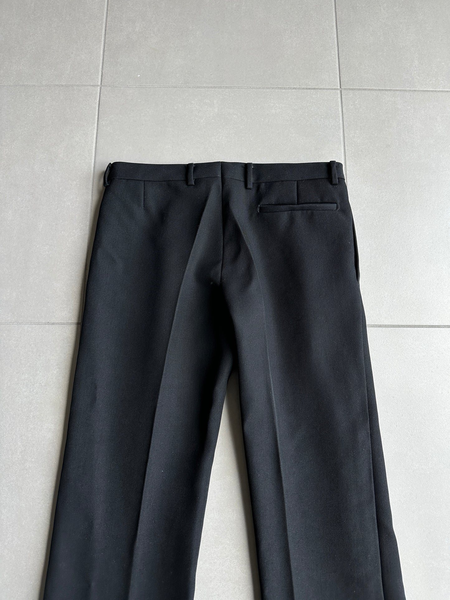 Dior homme AW02 “Reflexion” Straight leg Wool trousers
