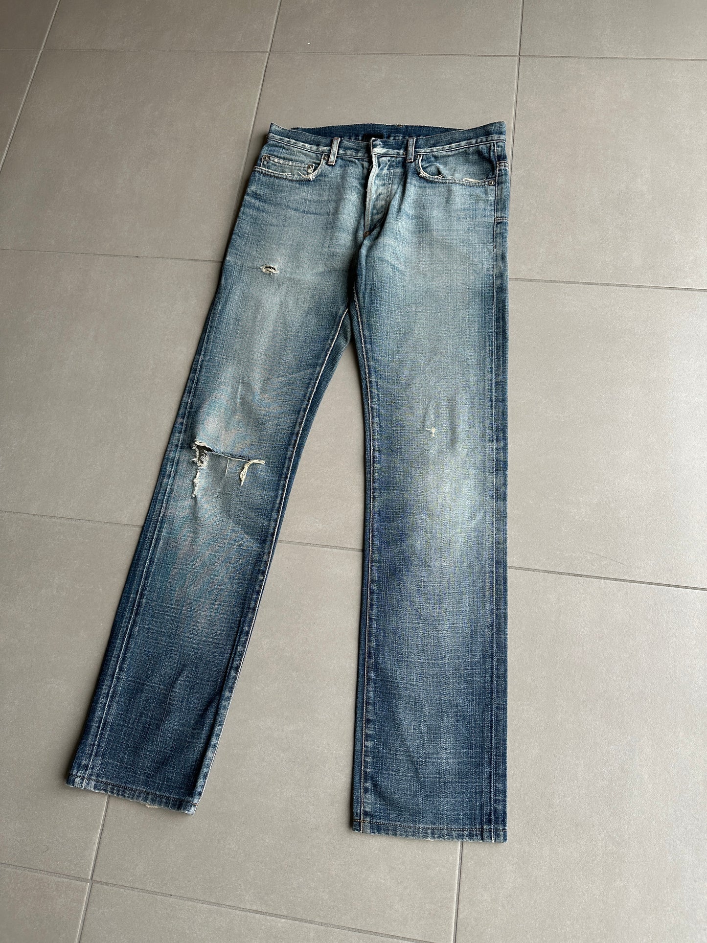 Dior Homme SS07 “We look good together” under my car denim