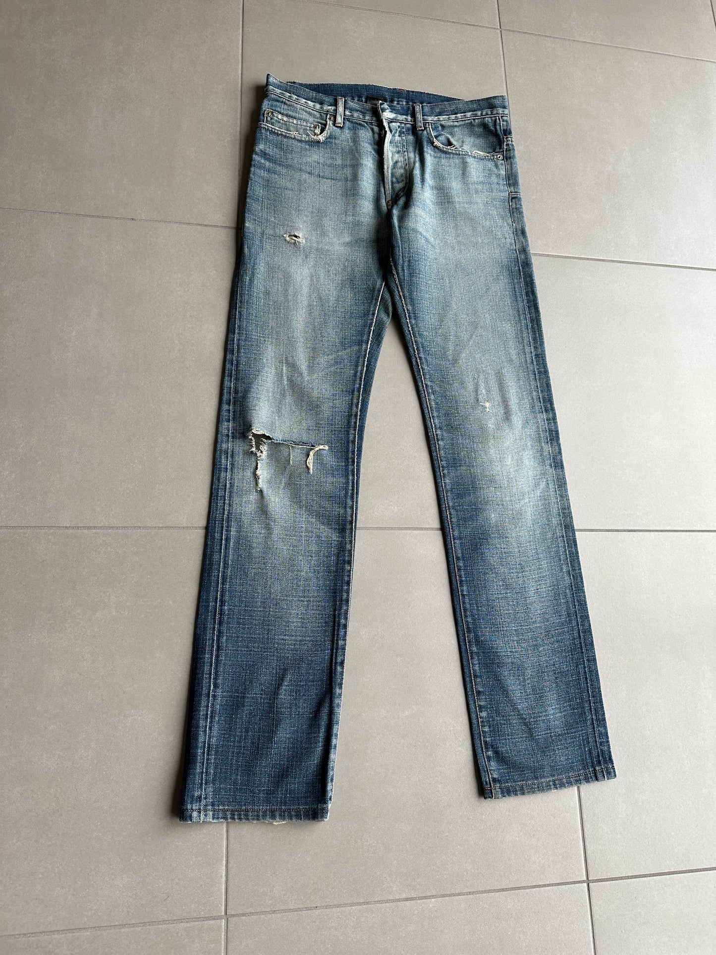 Dior Homme SS07 “We look good together” under my car denim