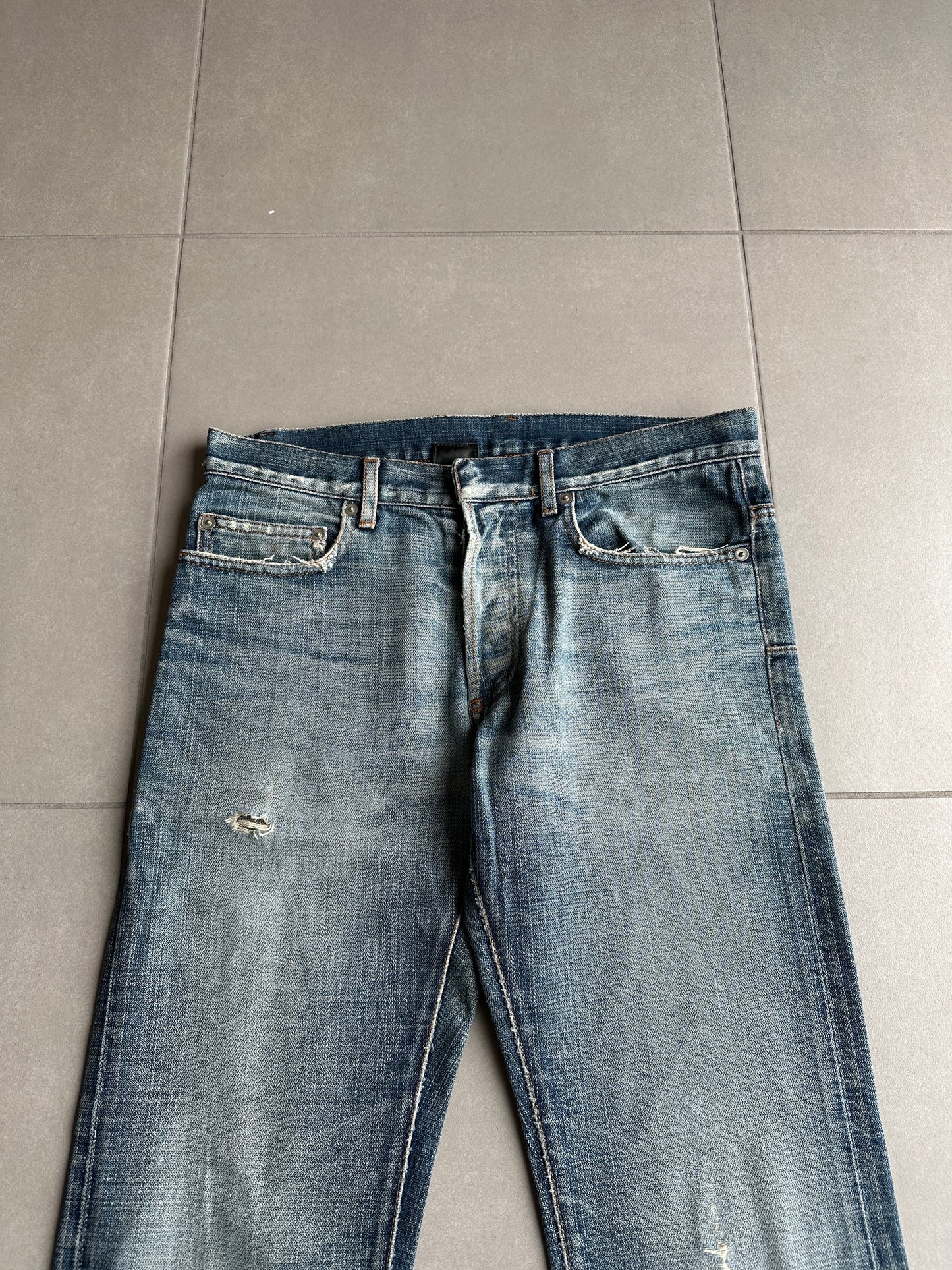 Dior Homme SS07 “We look good together” under my car denim