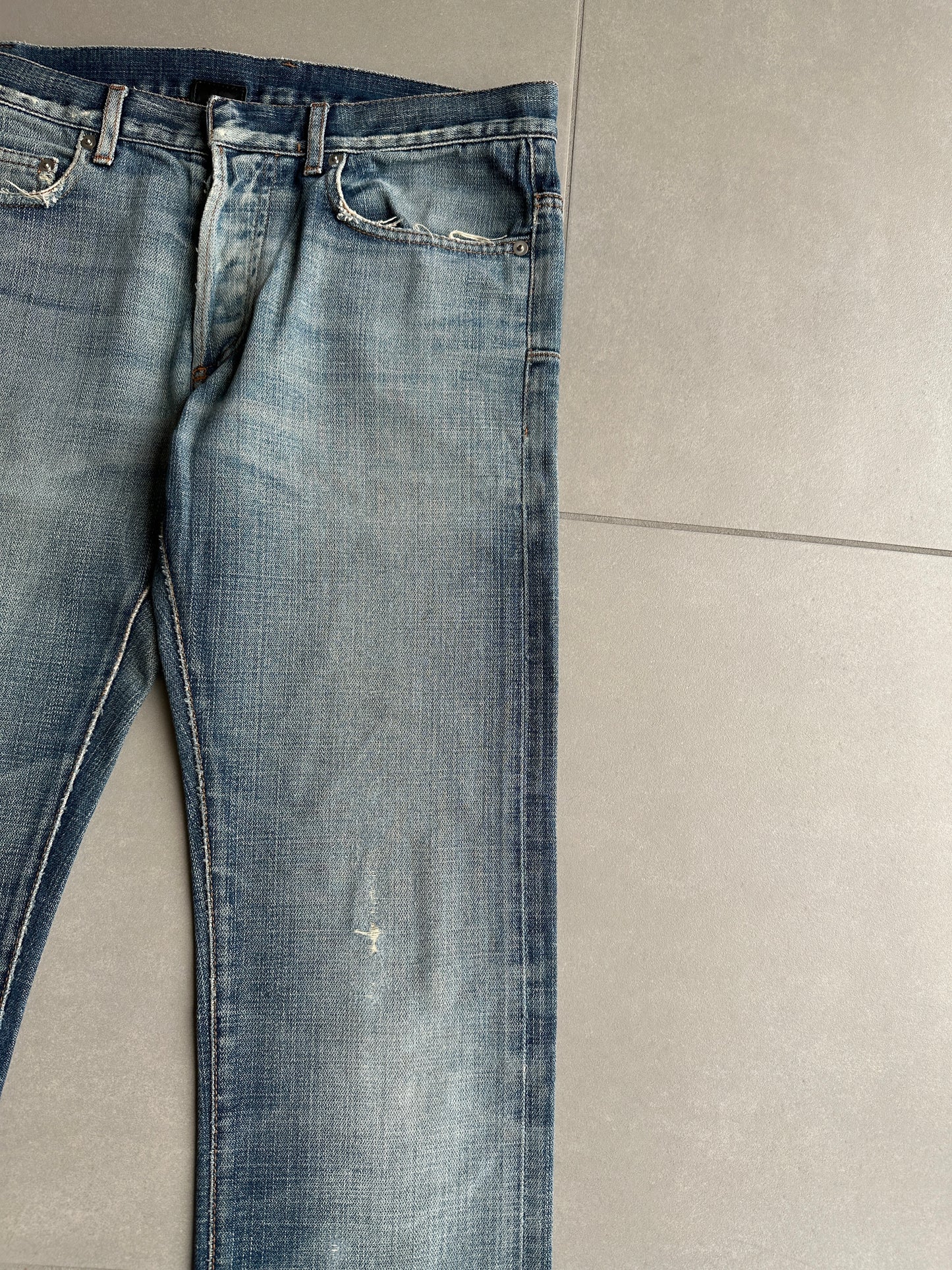Dior Homme SS07 “We look good together” under my car denim