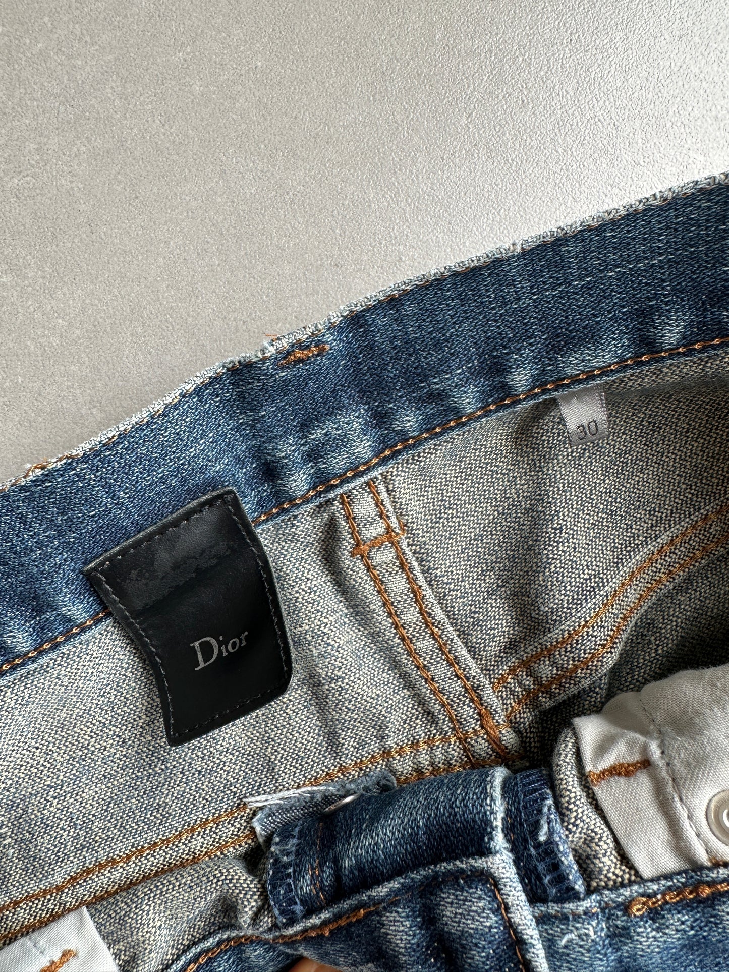 Dior Homme SS07 “We look good together” under my car denim