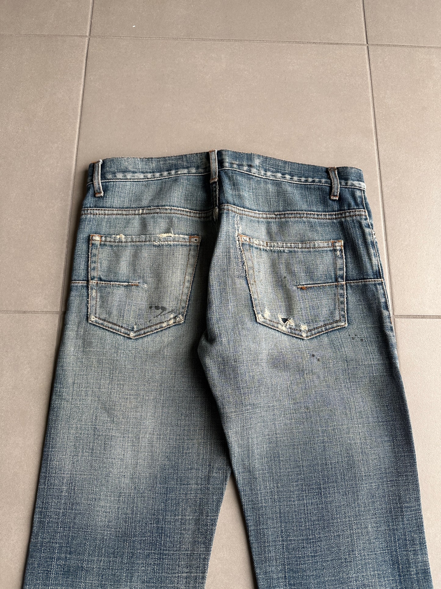 Dior Homme SS07 “We look good together” under my car denim
