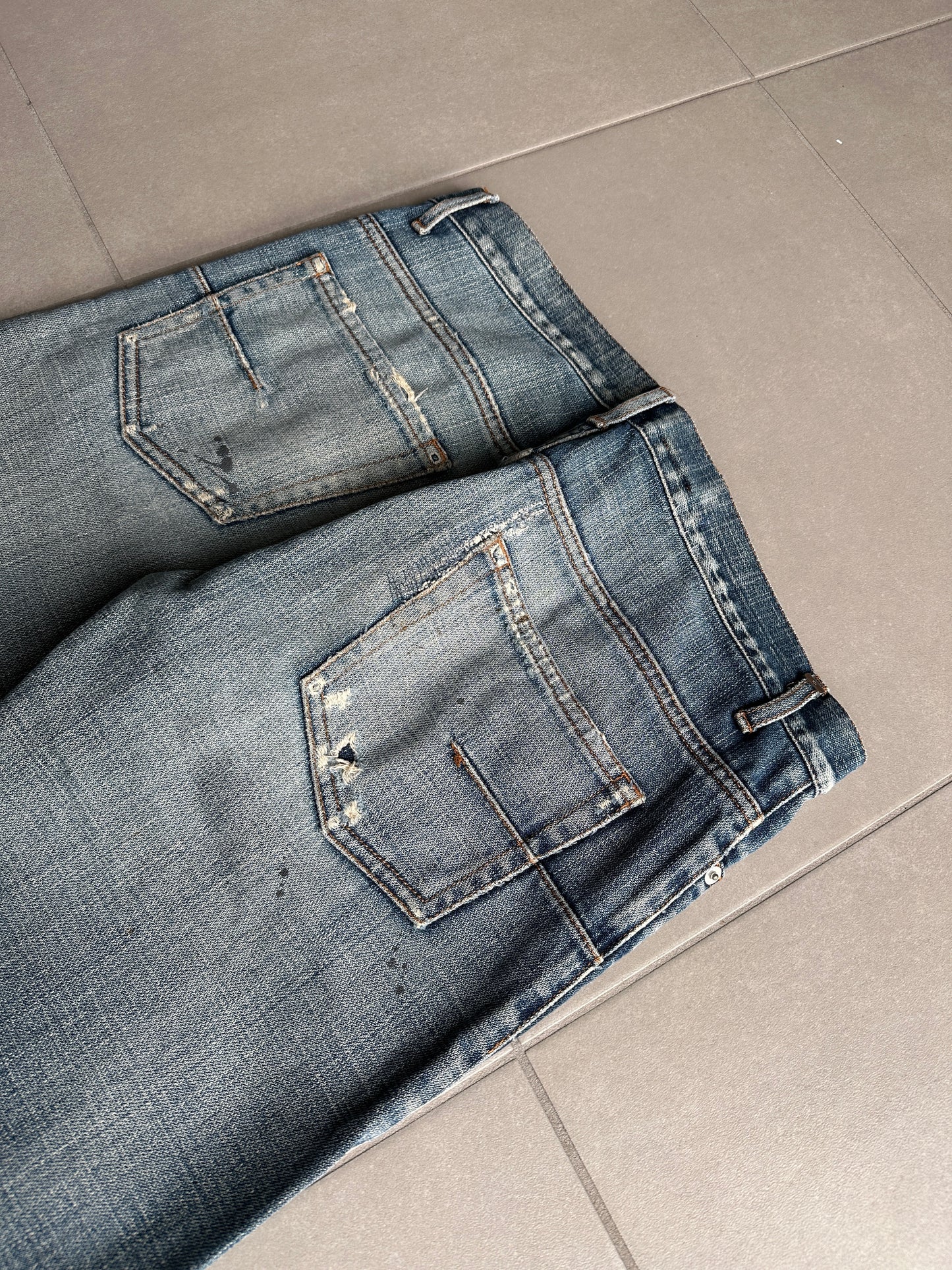 Dior Homme SS07 “We look good together” under my car denim