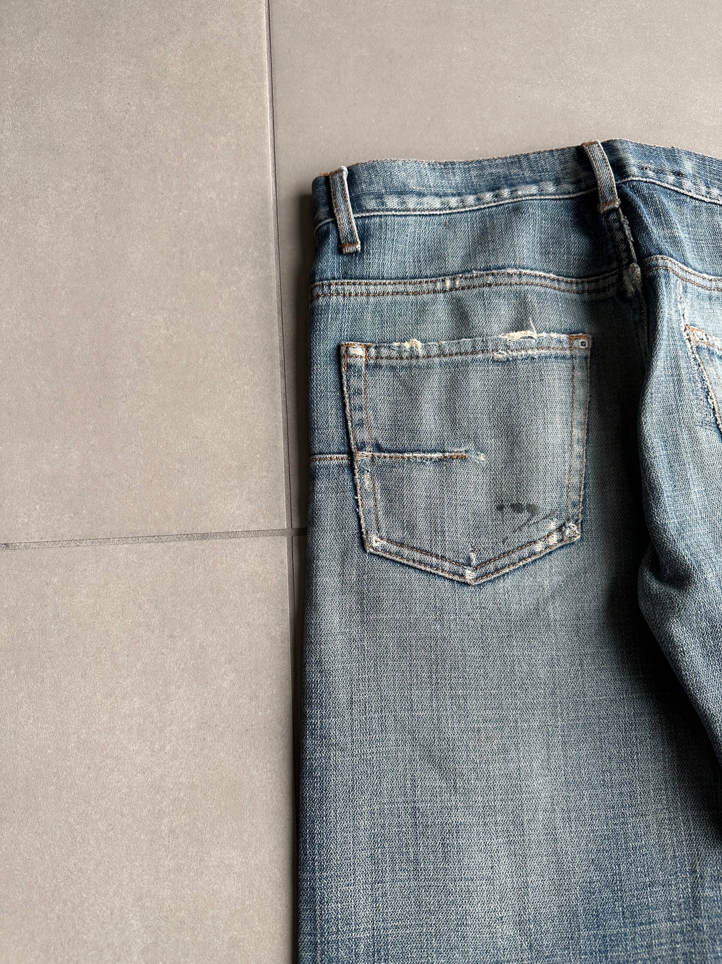 Dior Homme SS07 “We look good together” under my car denim