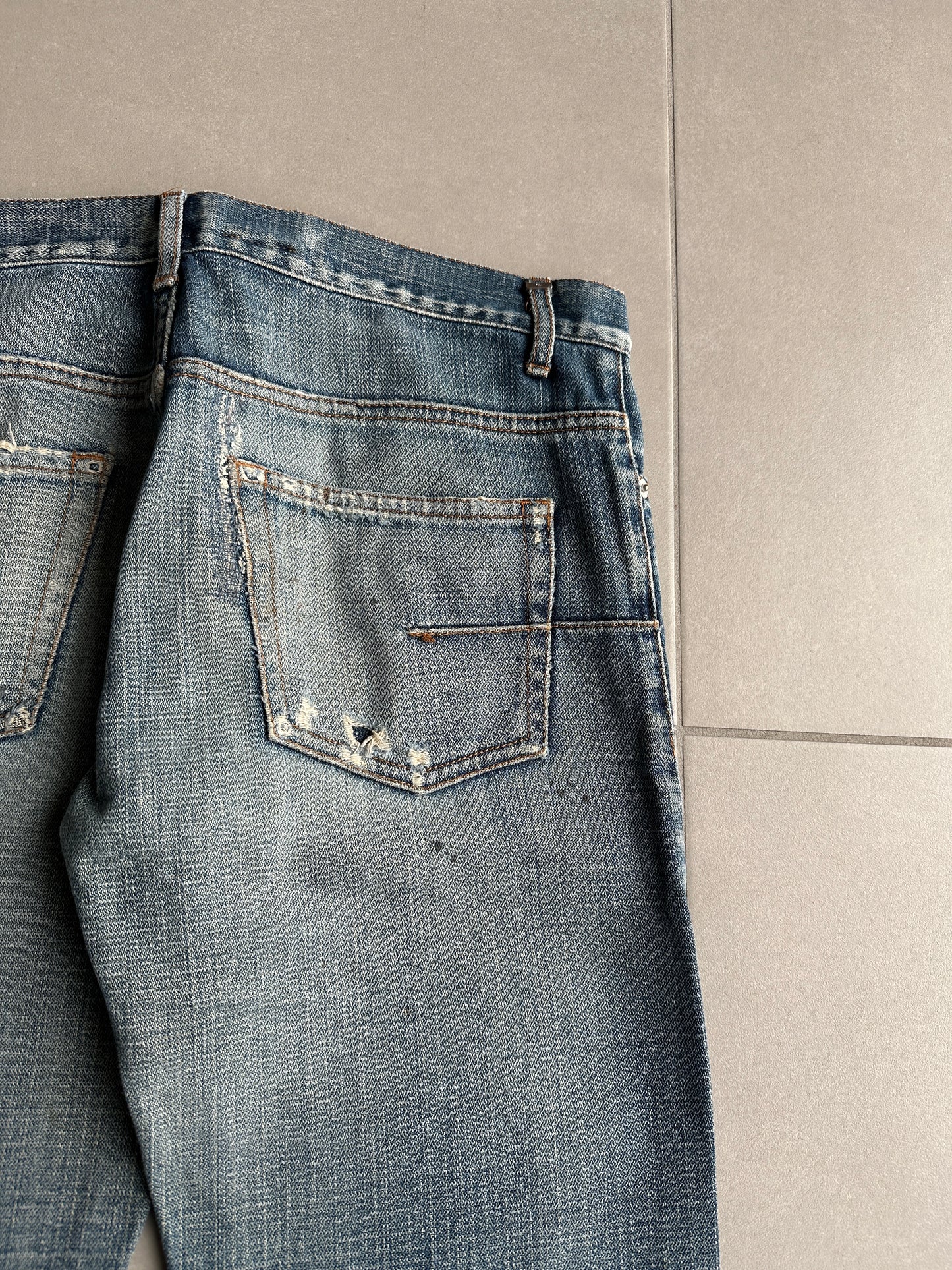 Dior Homme SS07 “We look good together” under my car denim