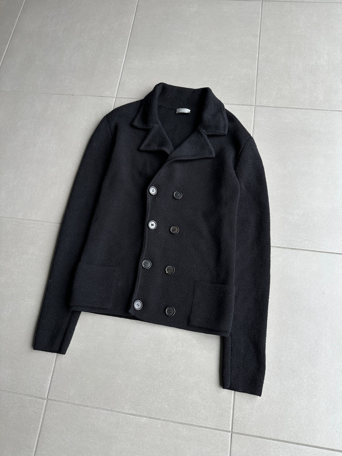 Dior homme AW07 “Navigate” double breasted wool jacket