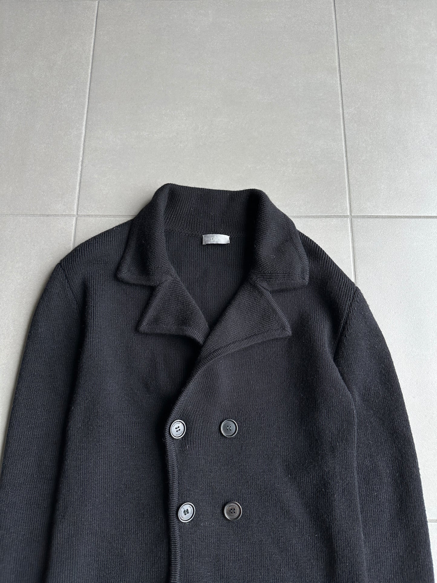 Dior homme AW07 “Navigate” double breasted wool jacket