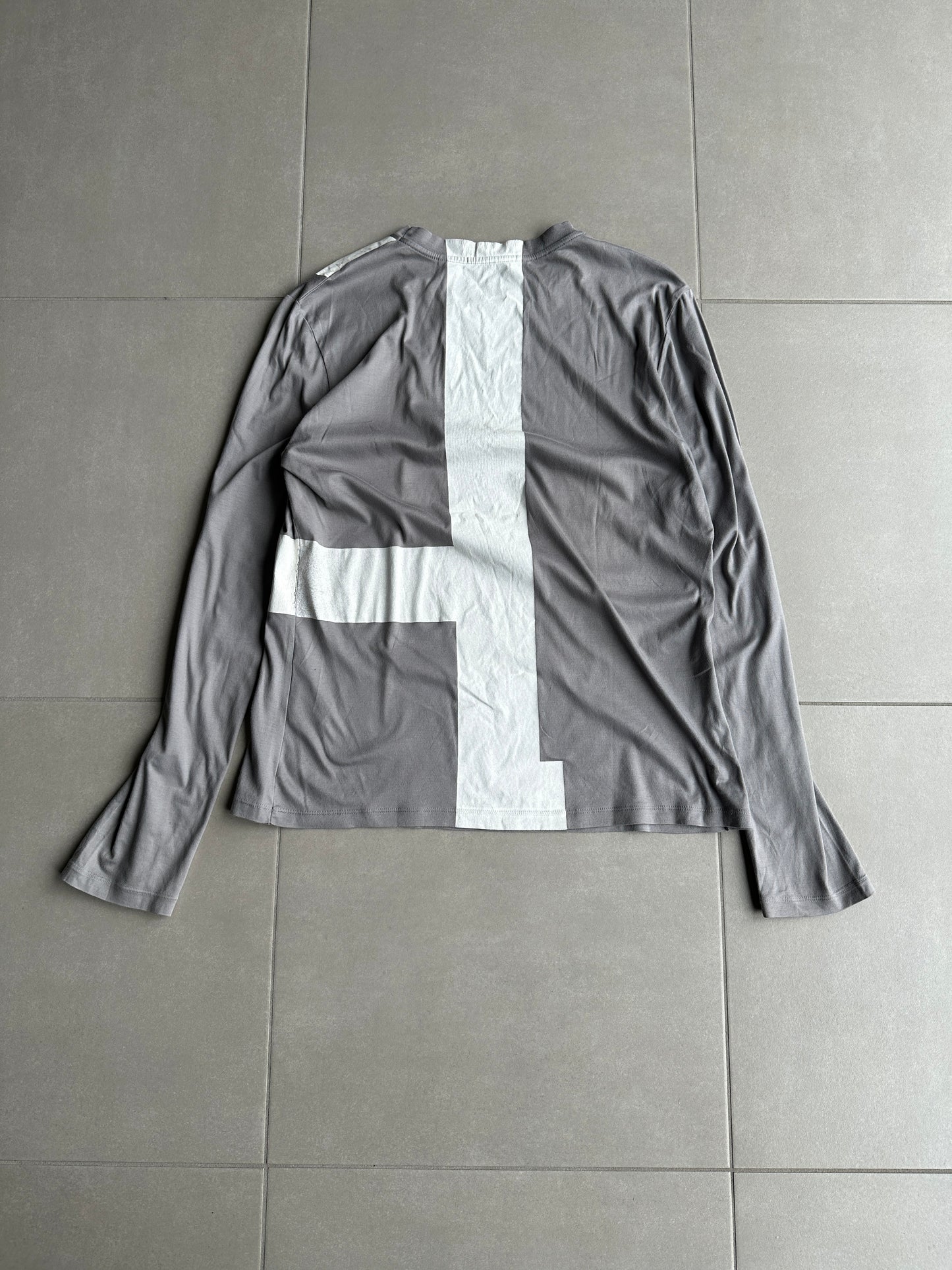 Helmut Lang Circa 2000’s Graphic long-sleeved shirt