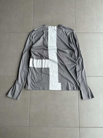 Helmut Lang Circa 2000’s Graphic long-sleeved shirt