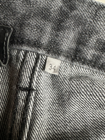 Dior Homme SS05 “BECK/Untitled” charcoal black raw denim