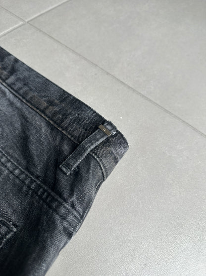 Dior Homme SS05 “BECK/Untitled” charcoal black raw denim