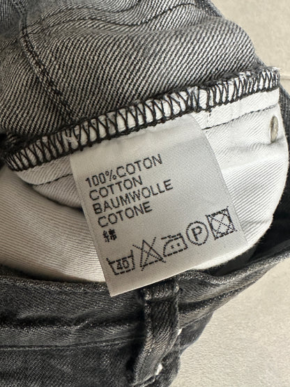 Dior Homme SS05 “BECK/Untitled” charcoal black raw denim