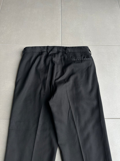 Dior Homme AW06 “These grey days” casual glossy wool slacks
