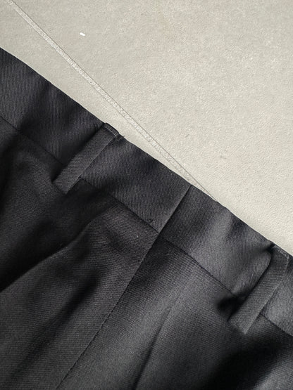 Dior Homme AW06 “These grey days” casual glossy wool slacks