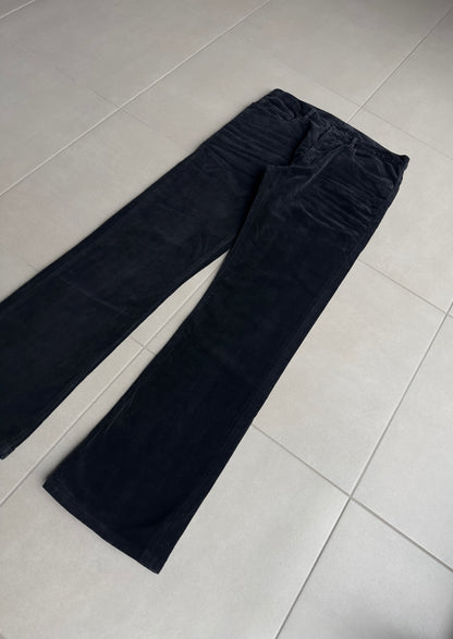 Dior Homme AW05 “In The Morning” velvet bootcut trousers