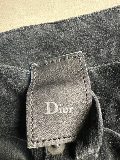 Dior Homme AW05 “In The Morning” velvet bootcut trousers