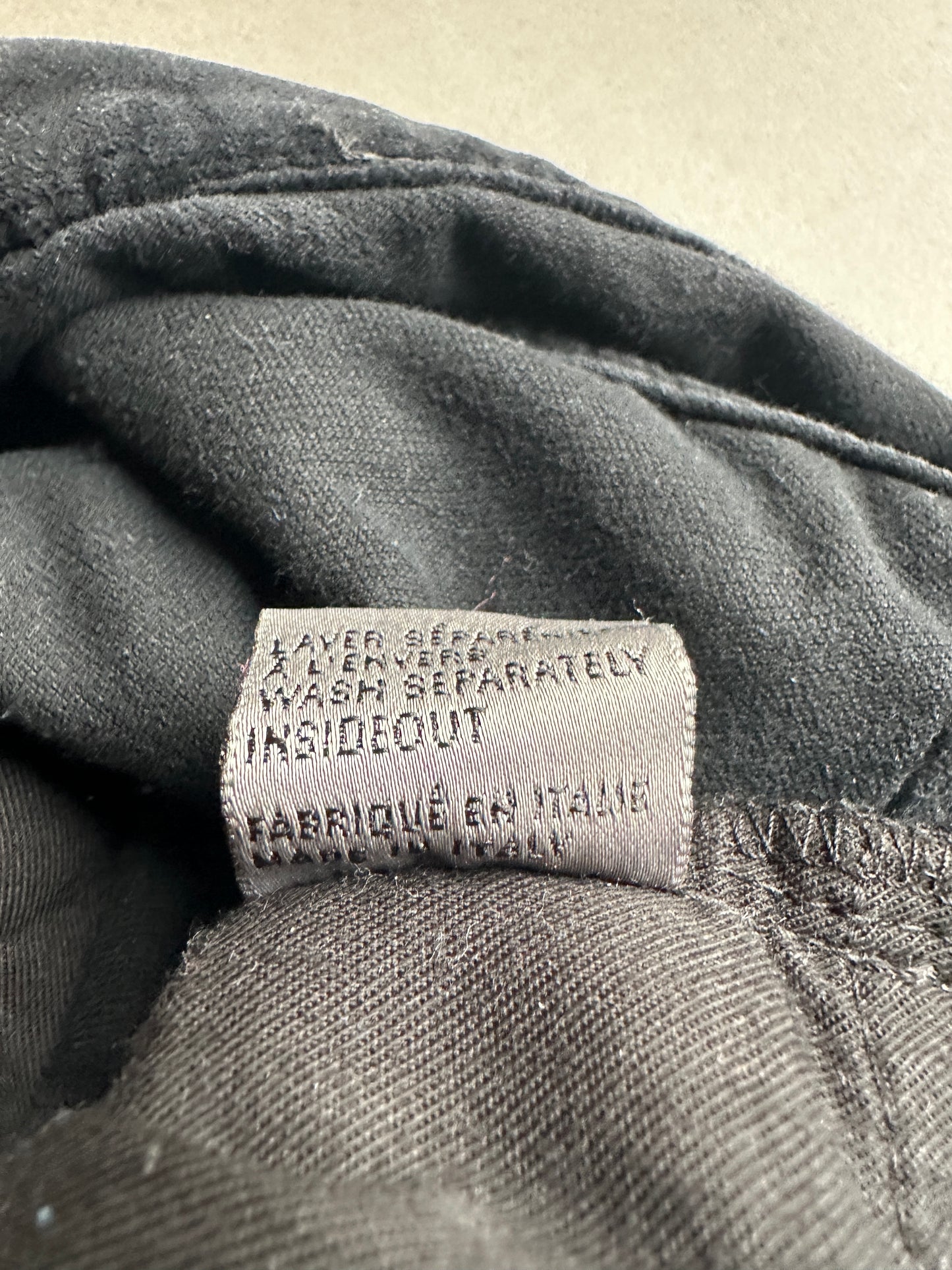 Dior Homme AW05 “In The Morning” velvet bootcut trousers