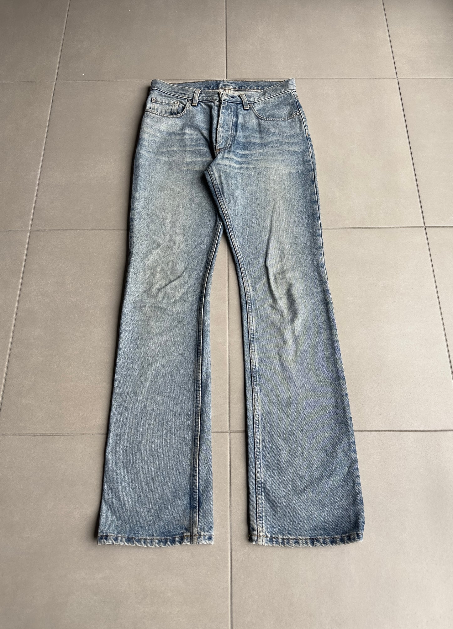 Helmut Lang vintage classic cut sanded denim