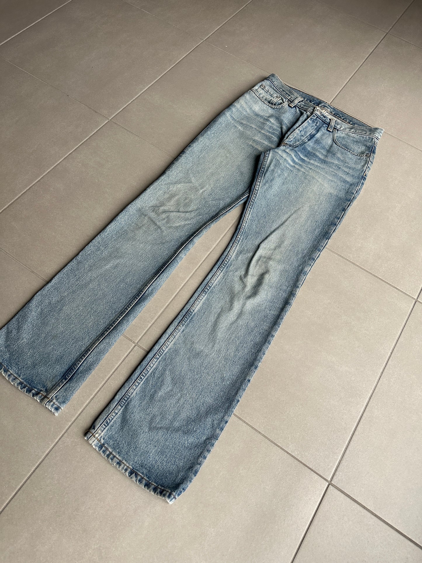 Helmut Lang vintage classic cut sanded denim