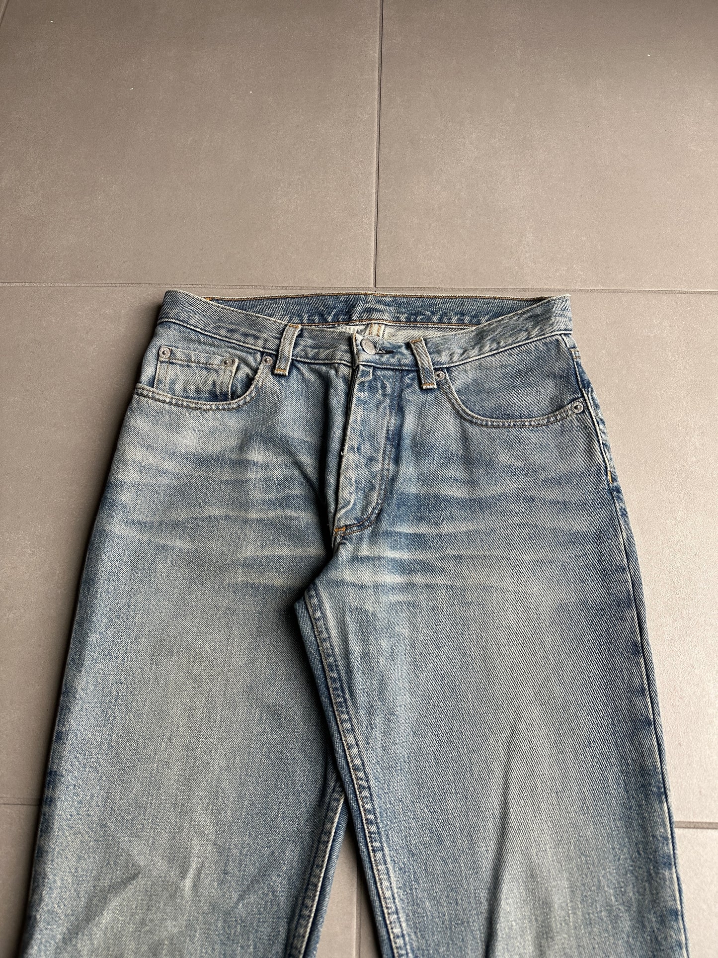 Helmut Lang vintage classic cut sanded denim