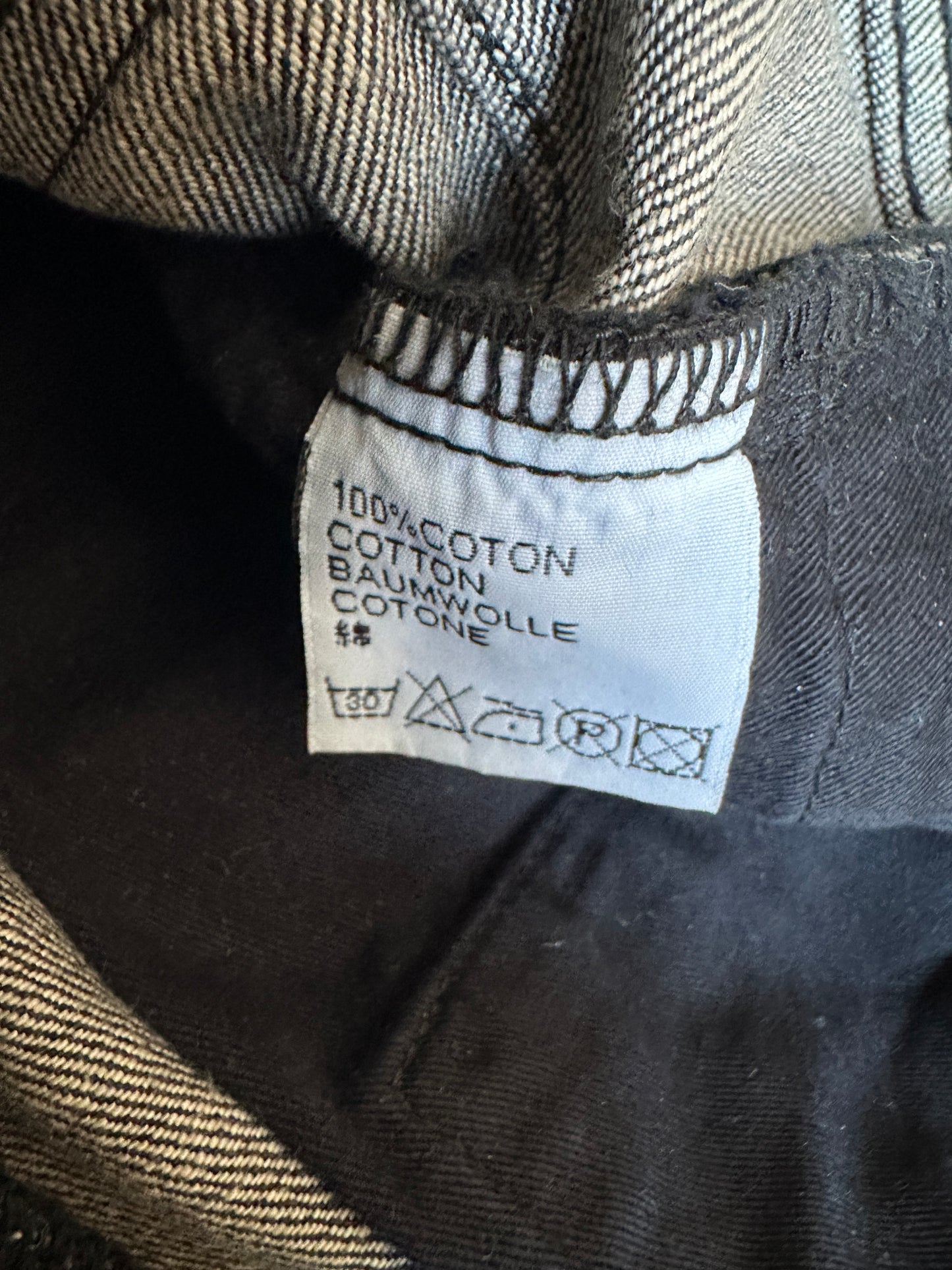 Dior Homme AW07 “Navigate” Waxed denim