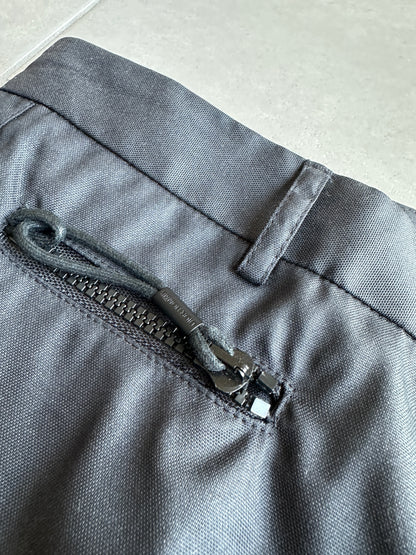 Dior Homme SS04 “strip” shimmering multi-pocket/cargo trousers