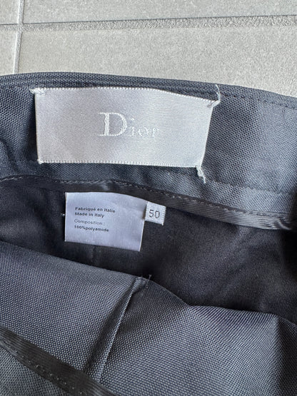 Dior Homme SS04 “strip” shimmering multi-pocket/cargo trousers