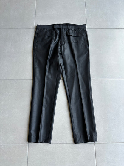 Dior Homme SS07 “We Look Good Together” Front pocket glossy trousers