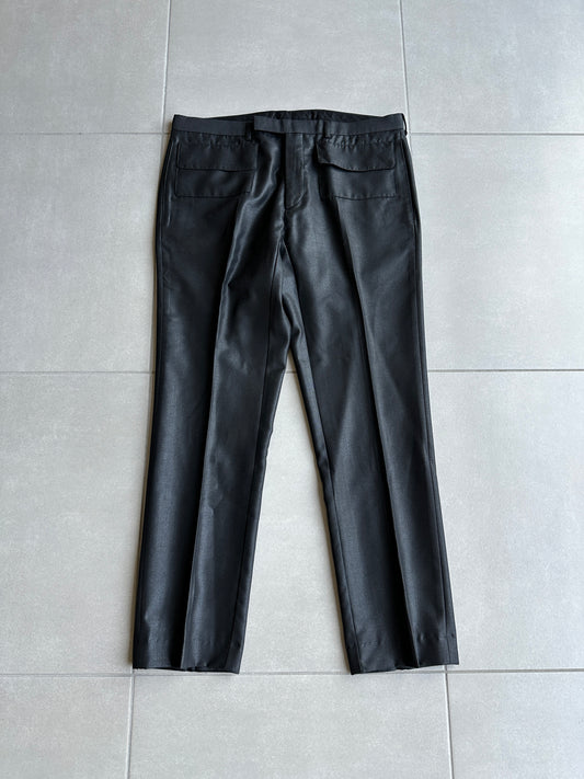 Dior Homme SS07 “We Look Good Together” Front pocket glossy trousers